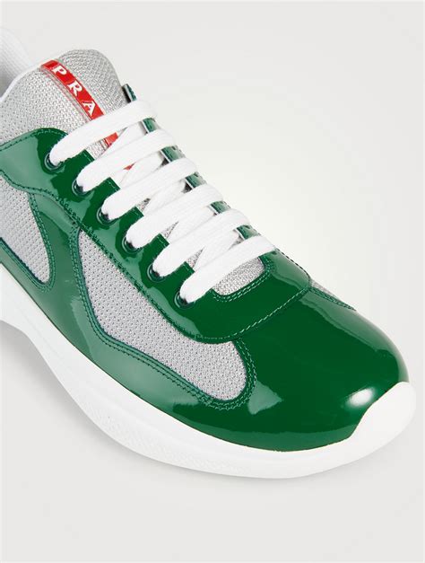 prada america's cup sneakers green|prada america's cup original sneakers.